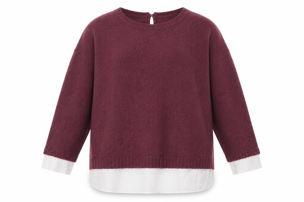 Peacocks Womens Pink Round Neck Cotton Pullover Jumper Size XL
