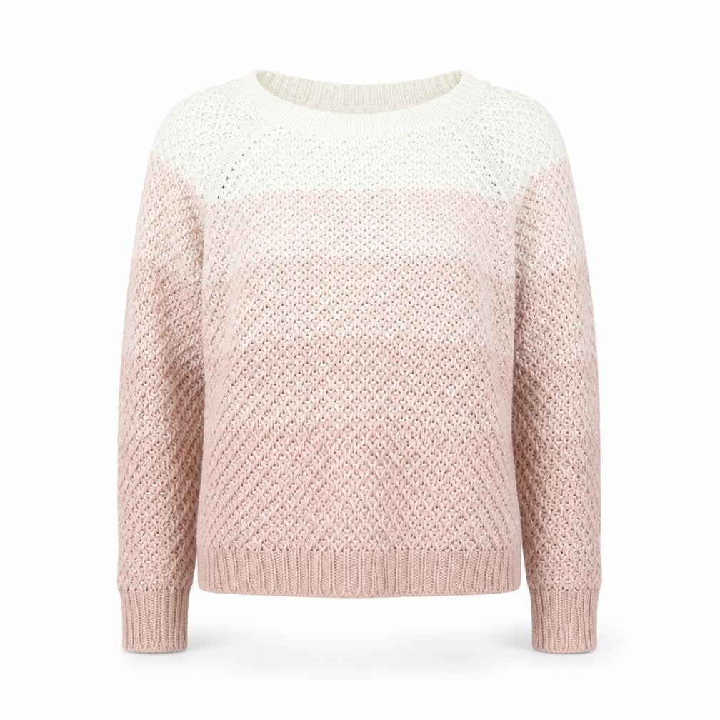 Red Herring Womens Pink Scoop Neck Acrylic Pullover Jumper Size 8