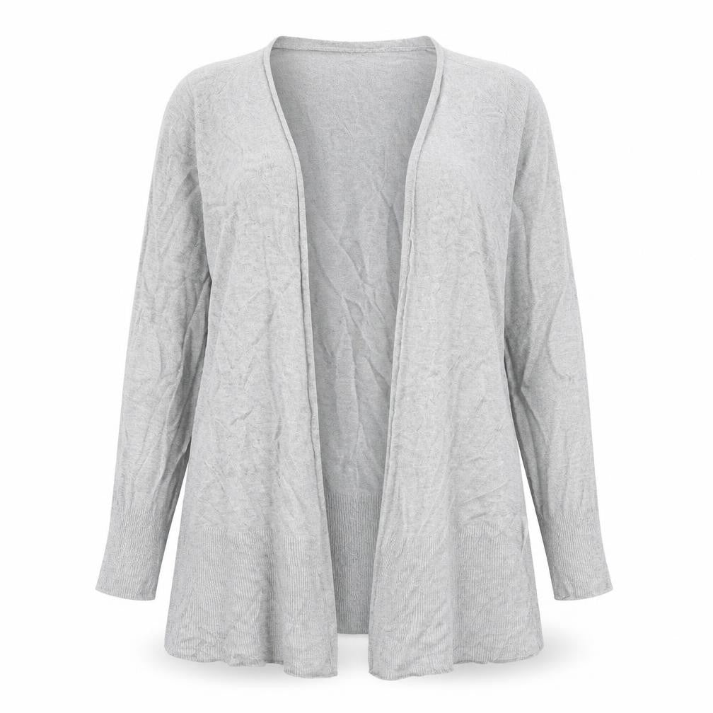 Marks & Spencer Womens Grey V-Neck Viscose Cardigan Jumper Size M
