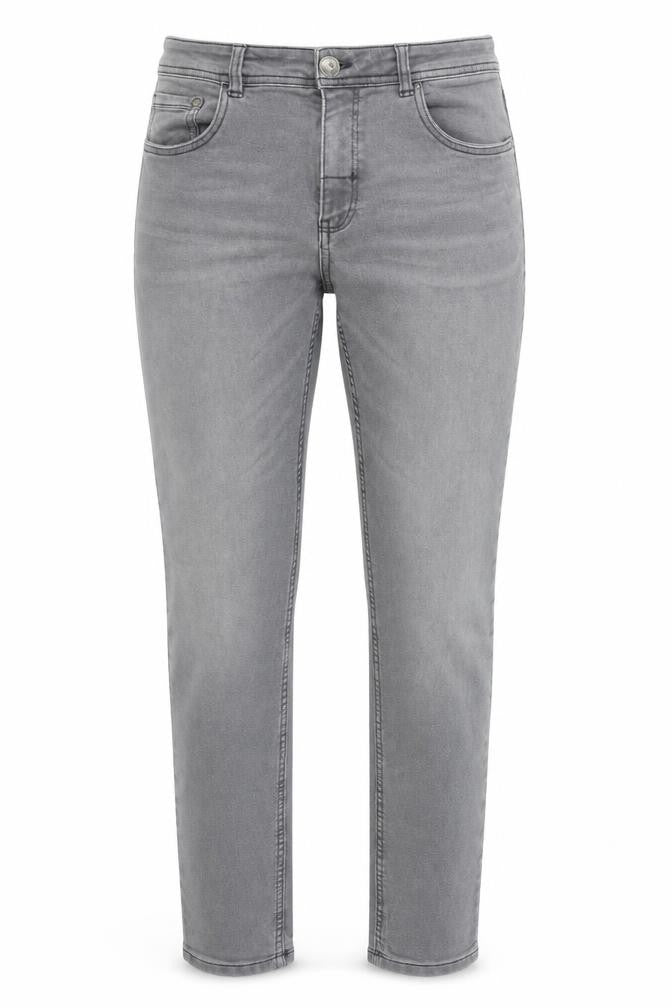 Avenue Womens Grey Polyester Trousers Size 8 Regular Button
