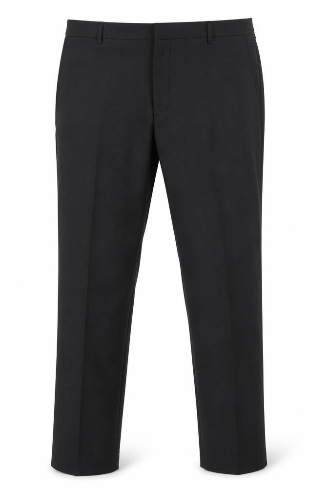 Williams Mens Grey Polyester Trousers Size 40 in L29 in Regular Zip