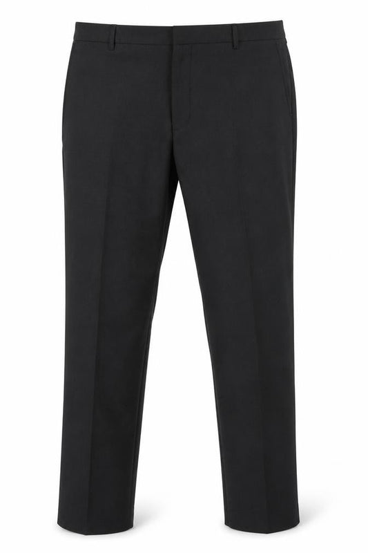 Williams Mens Grey Polyester Trousers Size 40 in L29 in Regular Zip