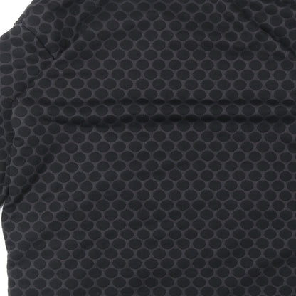 H&M Womens Black Geometric Jacket Blazer Size S