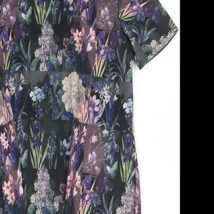 Next Womens Multicoloured Floral Polyester Shift Size 14 Boat Neck Pullover