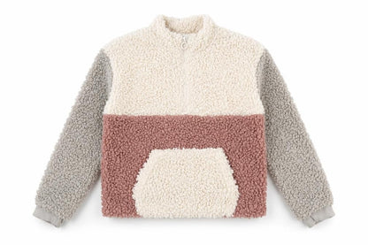 Nutmeg Girls Multicoloured Polyester Pullover Sweatshirt Size 10-11 Years Zip