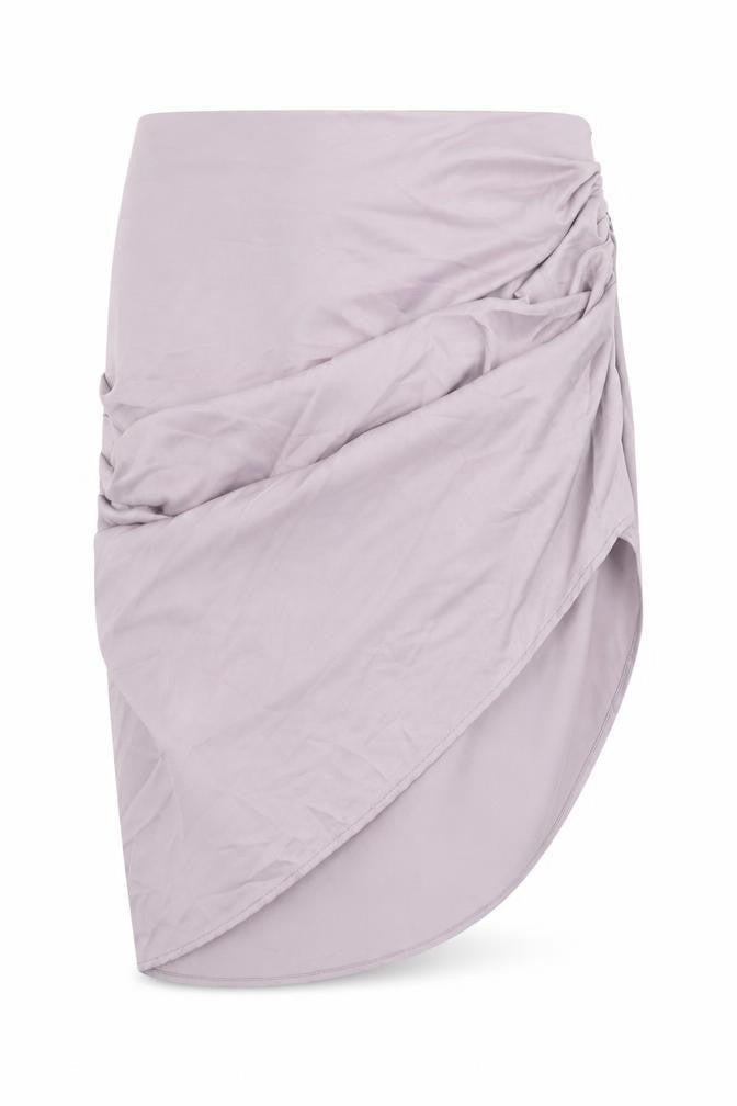 Boohoo Womens Purple Polyester Tulip Skirt Size 10 Zip