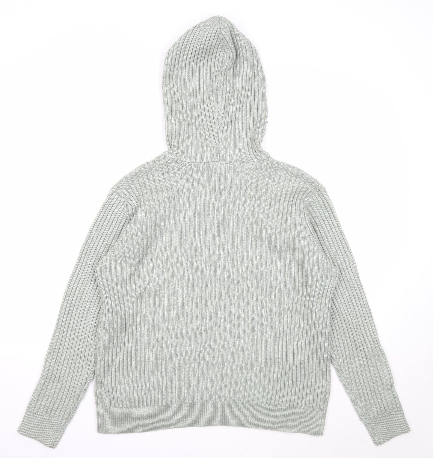 Marks and Spencer Womens Green Round Neck Polyester Pullover Jumper Size 2XL