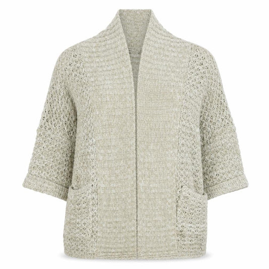Atmosphere Womens Brown V-Neck Acrylic Cardigan Jumper Size 6