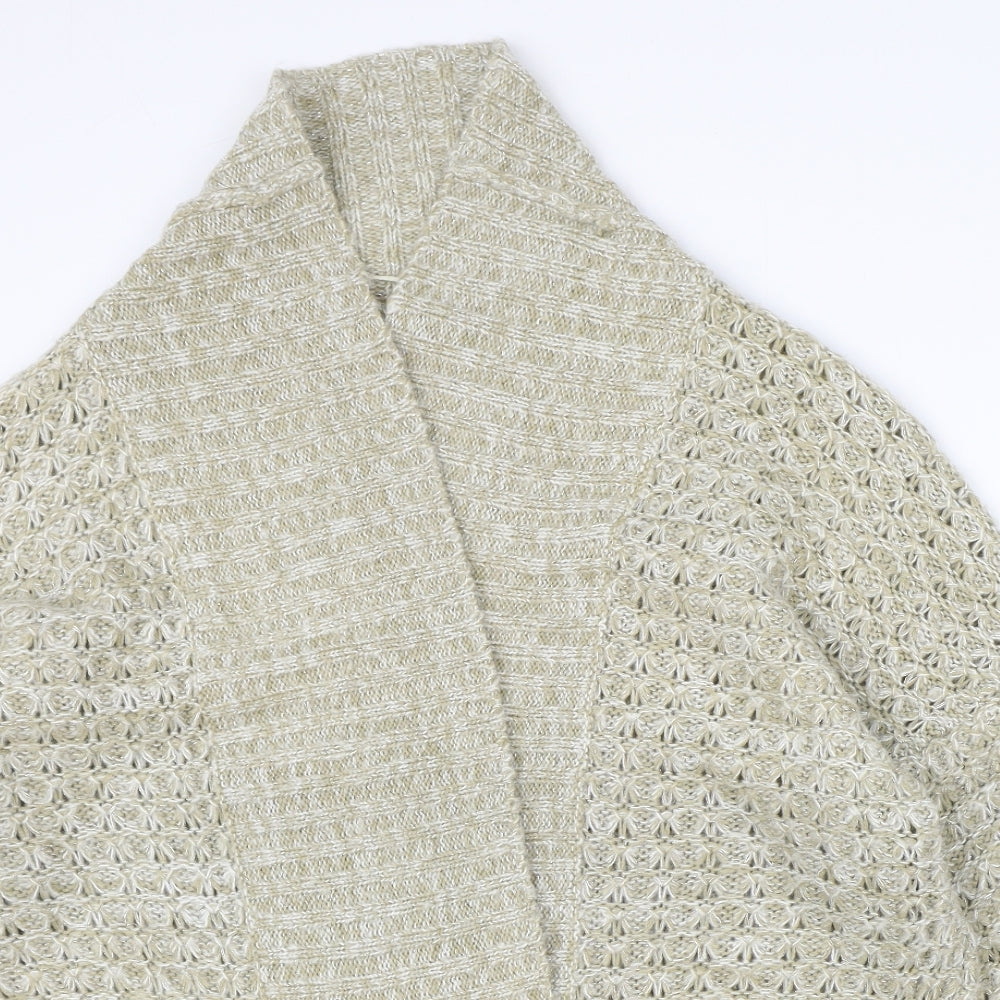 Atmosphere Womens Brown V-Neck Acrylic Cardigan Jumper Size 6