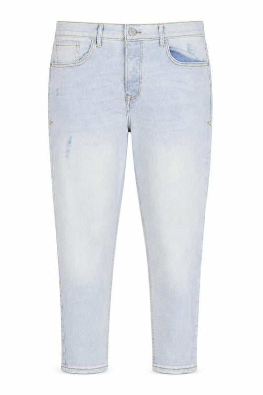 Denim & Co. Womens Blue Cotton Skinny Jeans Size 34 in Slim Zip