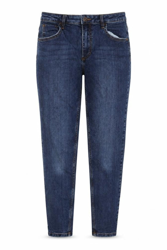 RESERVED Womens Blue Cotton Skinny Jeans Size 12 Regular Zip