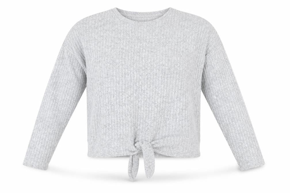 F&F Womens Grey Round Neck Viscose Pullover Jumper Size 10