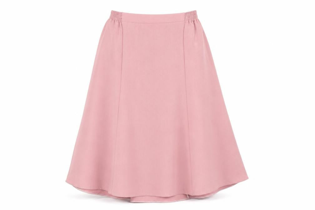 Emma Collection Womens Pink Polyester Swing Skirt Size M - Size M-L