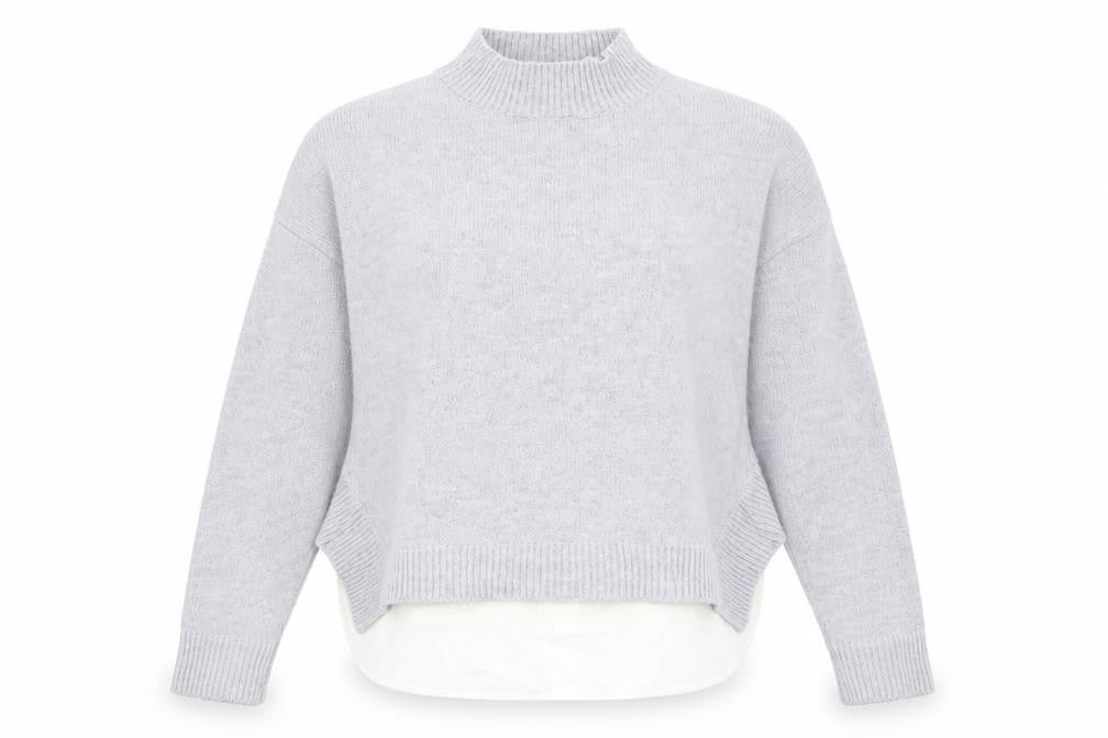 Primark Womens Purple Mock Neck Acrylic Pullover Jumper Size 10
