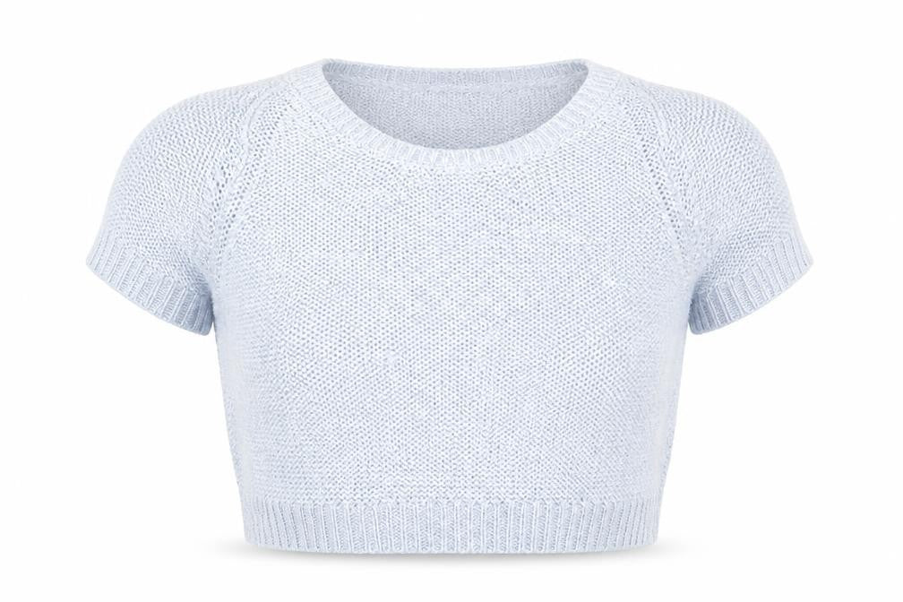 F&F Womens Blue Round Neck Acrylic Pullover Jumper Size 18