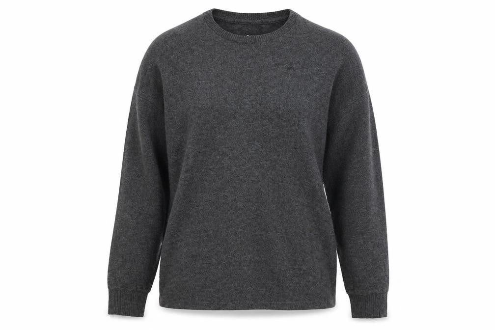 Primark Womens Grey Round Neck Polyester Pullover Jumper Size M