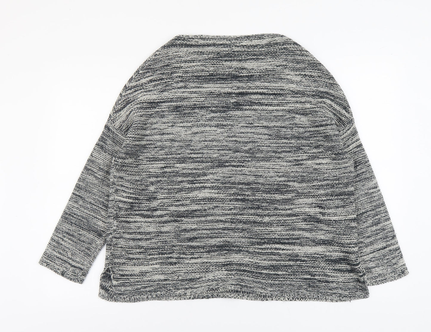 Atmosphere Womens Grey Round Neck Acrylic Pullover Jumper Size 12