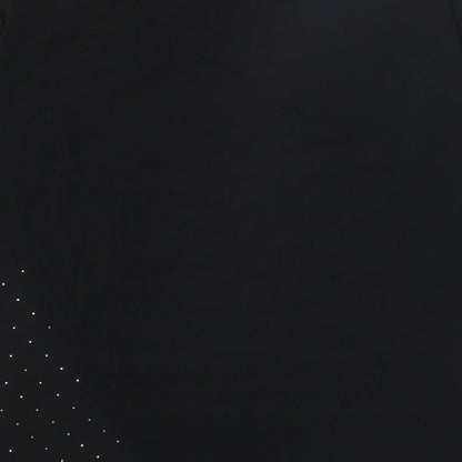 Next Womens Black Round Neck Viscose Pullover Jumper Size M