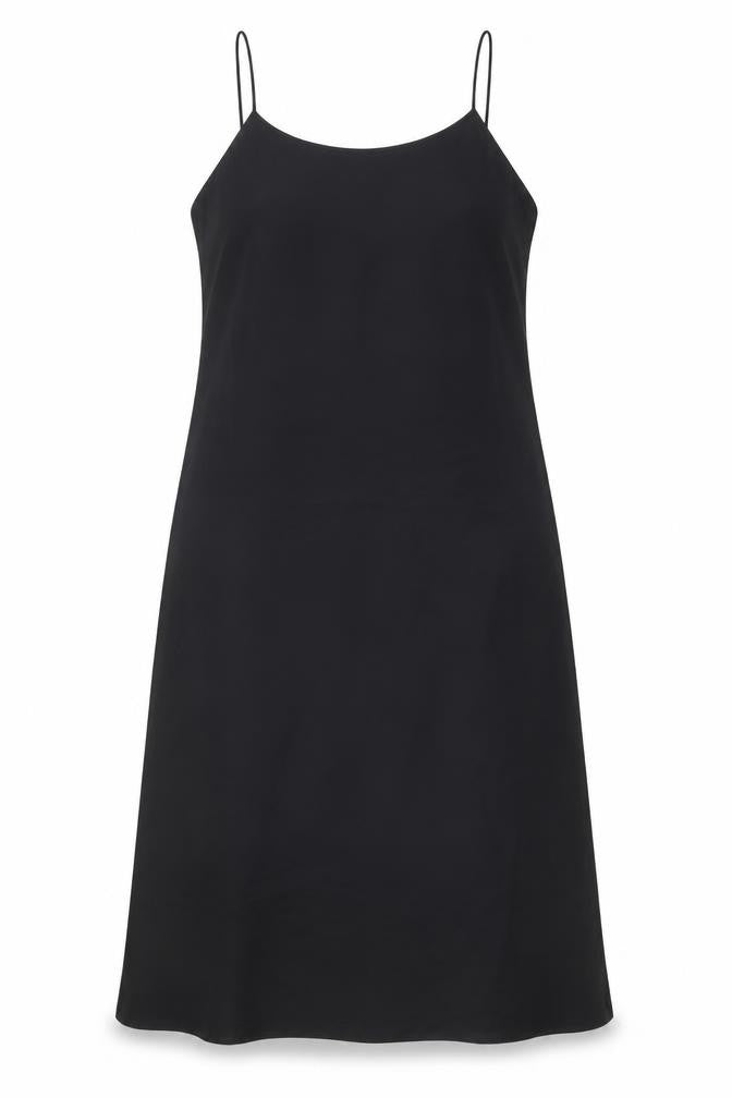 Aeffe Spa Womens Black Acetate A-Line Size 12 Round Neck Pullover
