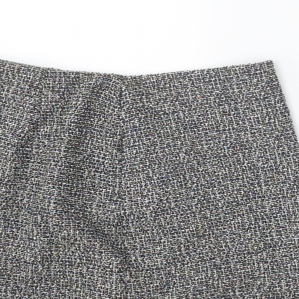 Preworn Womens Grey Polyester Straight & Pencil Skirt Size 27 in