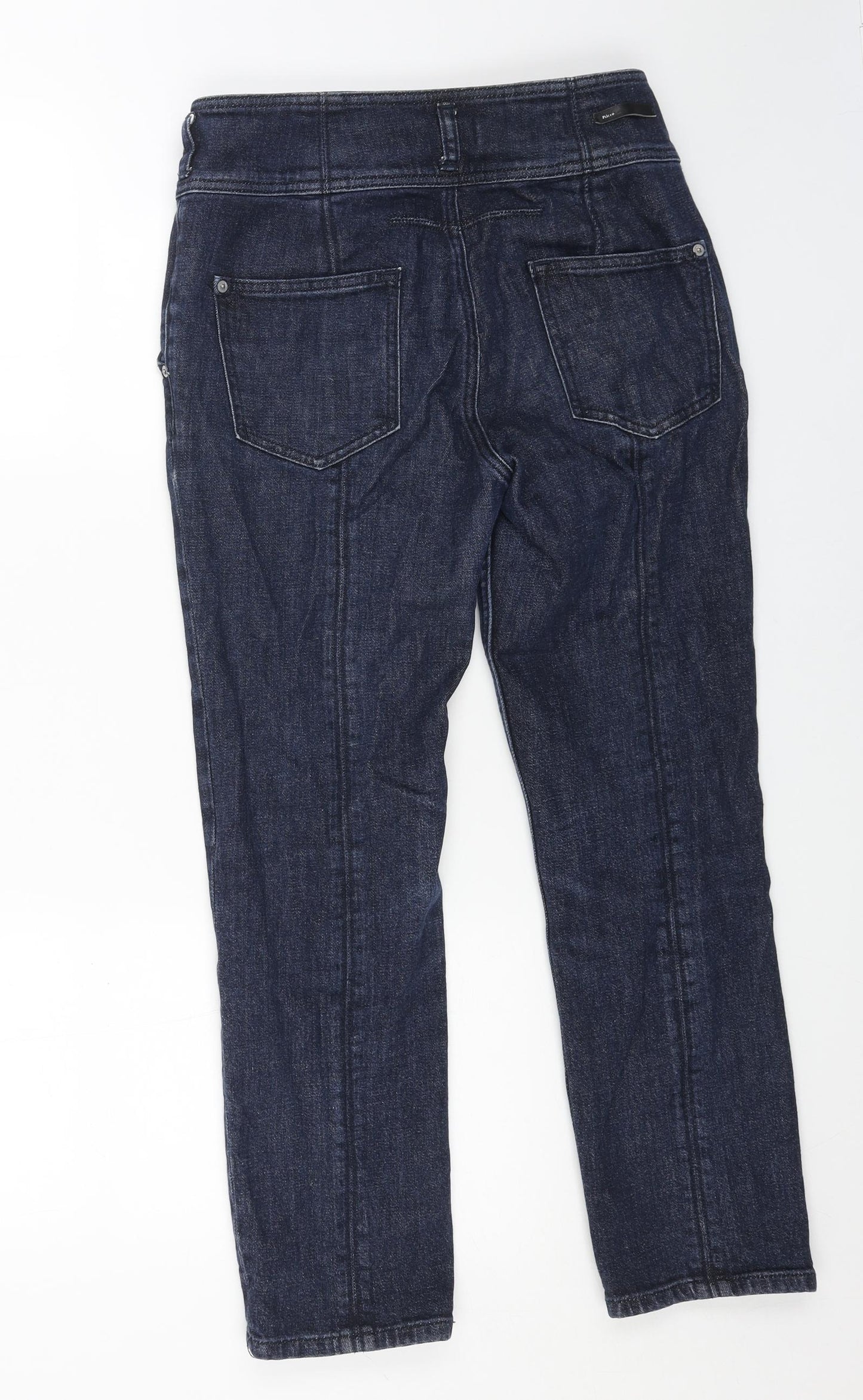 Pilcro Mens Blue Cotton Straight Jeans Size 28 in L25 in Regular Button