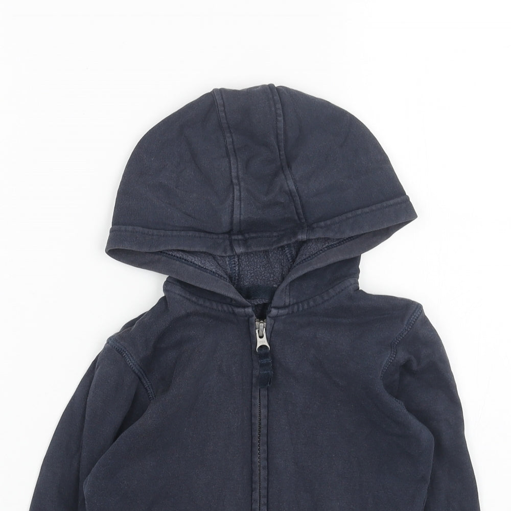 Marks and Spencer Boys Blue Jacket Size 6-7 Years Zip