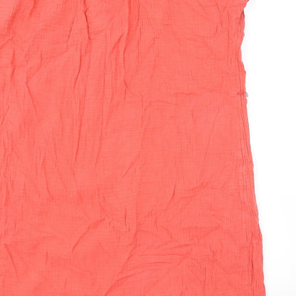 Preloved Sonoma Womens Pink 100% Cotton Basic Blouse Size 2XL V-Neck - Label