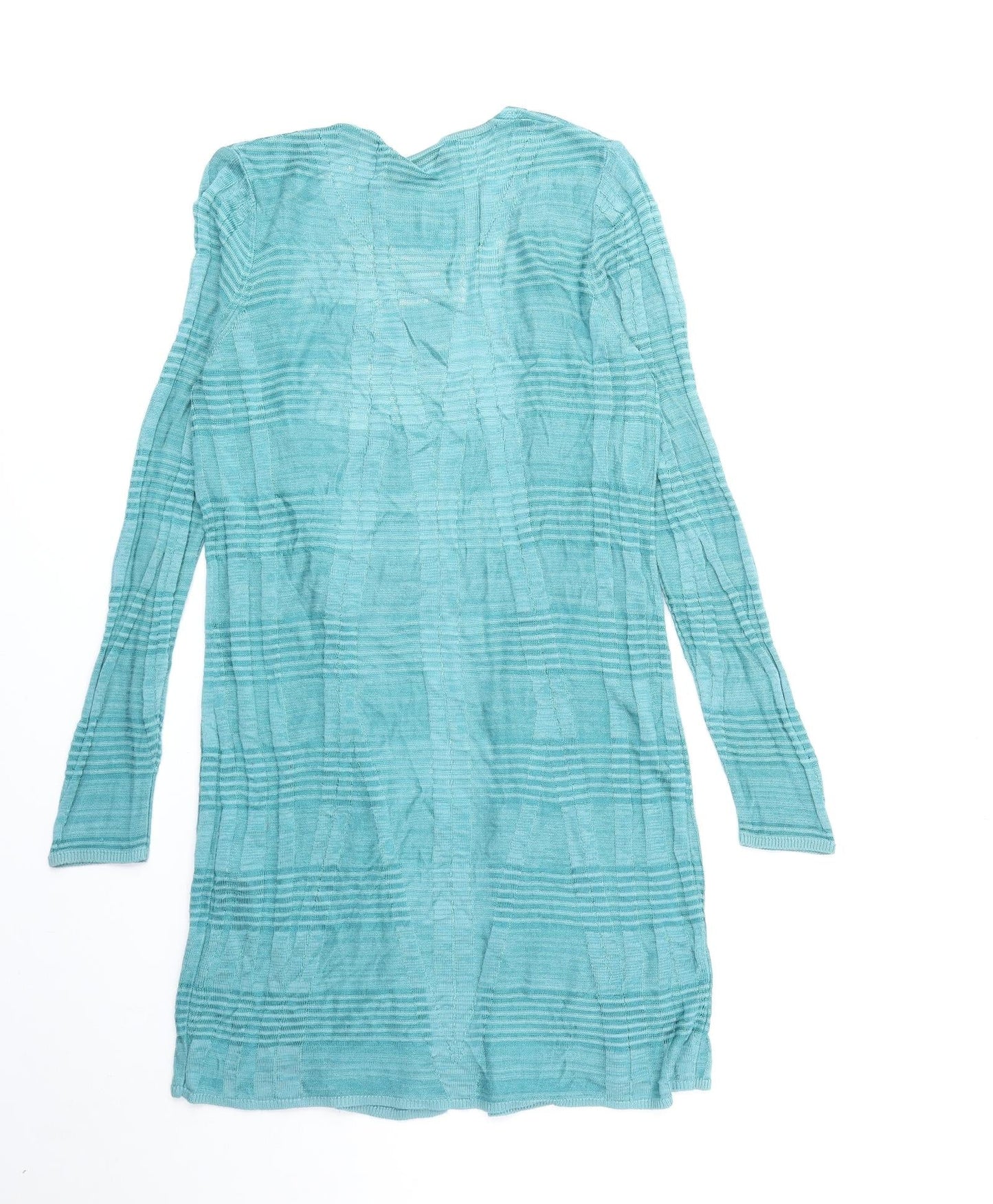 Per Una Womens Blue V-Neck Viscose Cardigan Jumper Size 10