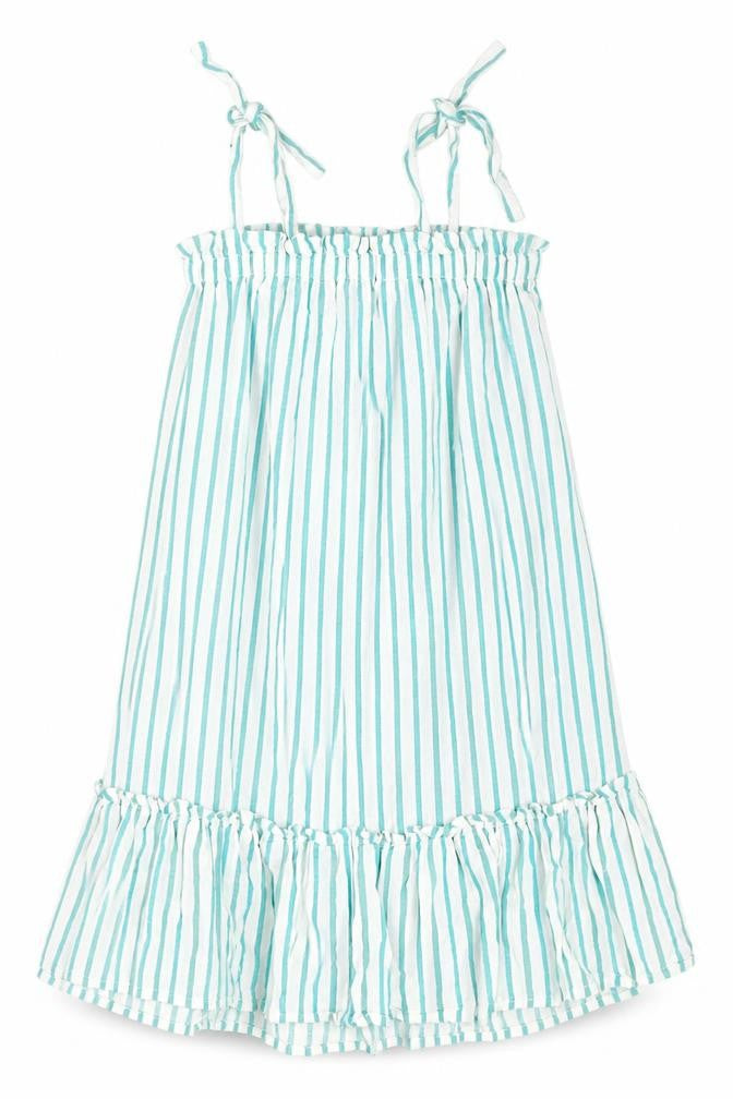 NEXT Womens Green Striped Viscose Trapeze & Swing Size 8 Square Neck Pullover