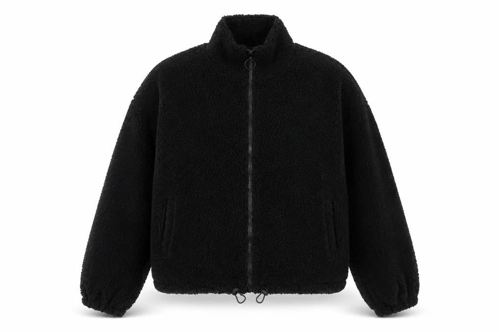 hsein Womens Blue Jacket Size L Zip