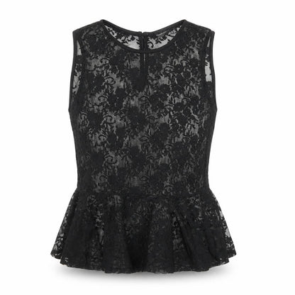 Atmosphere Womens Black Polyester Basic Tank Size 14 Boat Neck