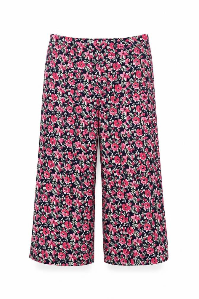 Bodyprints Womens Multicoloured Floral Cotton Trousers Size L L21 in Regular