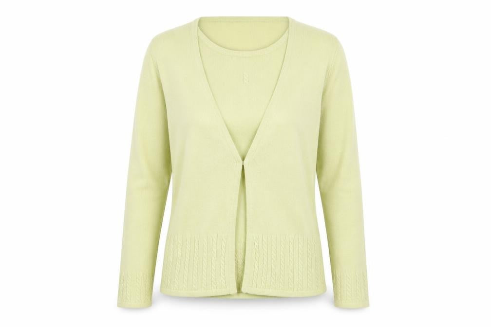 Kiran Designs Womens Yellow Round Neck Acrylic Pullover Jumper Size S