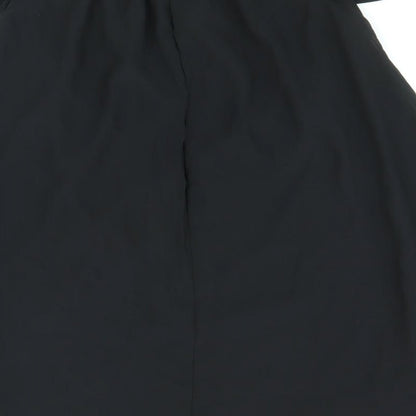 Missguided Womens Black Polyester Trapeze & Swing Size 4 Off the Shoulder Pullover