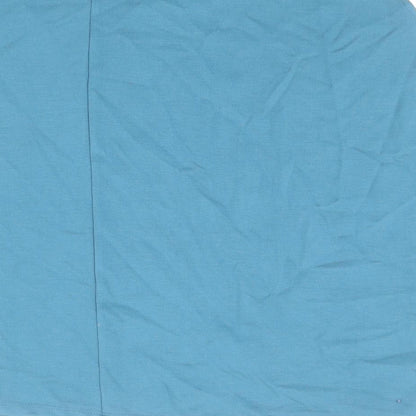 Zara Womens Blue Lyocell Basic T-Shirt Size M Round Neck