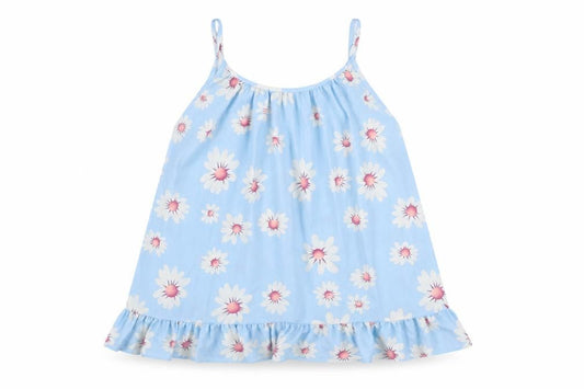 SheIn Womens Blue Floral Polyester Camisole Tank Size M Scoop Neck
