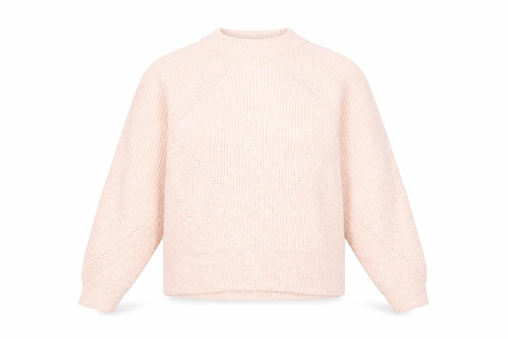 Garfield & Marks Womens Pink Round Neck Acrylic Pullover Jumper Size L