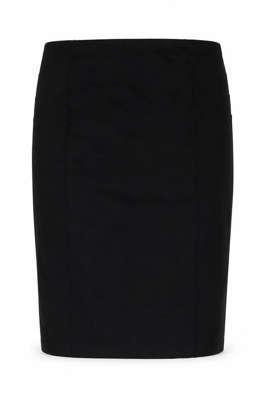 Mama-licious Womens Black Viscose Straight & Pencil Skirt Size M