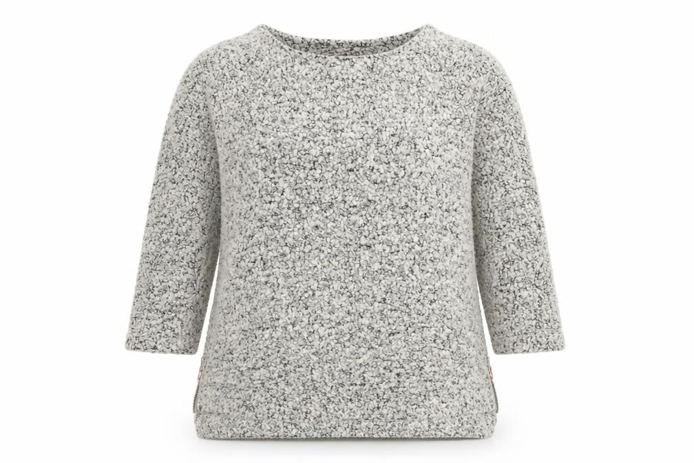 NEXT Womens Grey Scoop Neck Polyester Pullover Jumper Size 12
