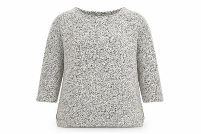 Next Womens Grey Scoop Neck Polyester Pullover Jumper Size 12