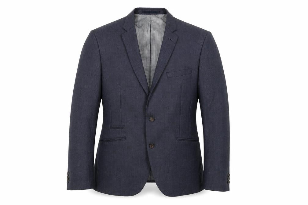 JACK REID Mens Blue Polyester Jacket Blazer Size 42 Regular