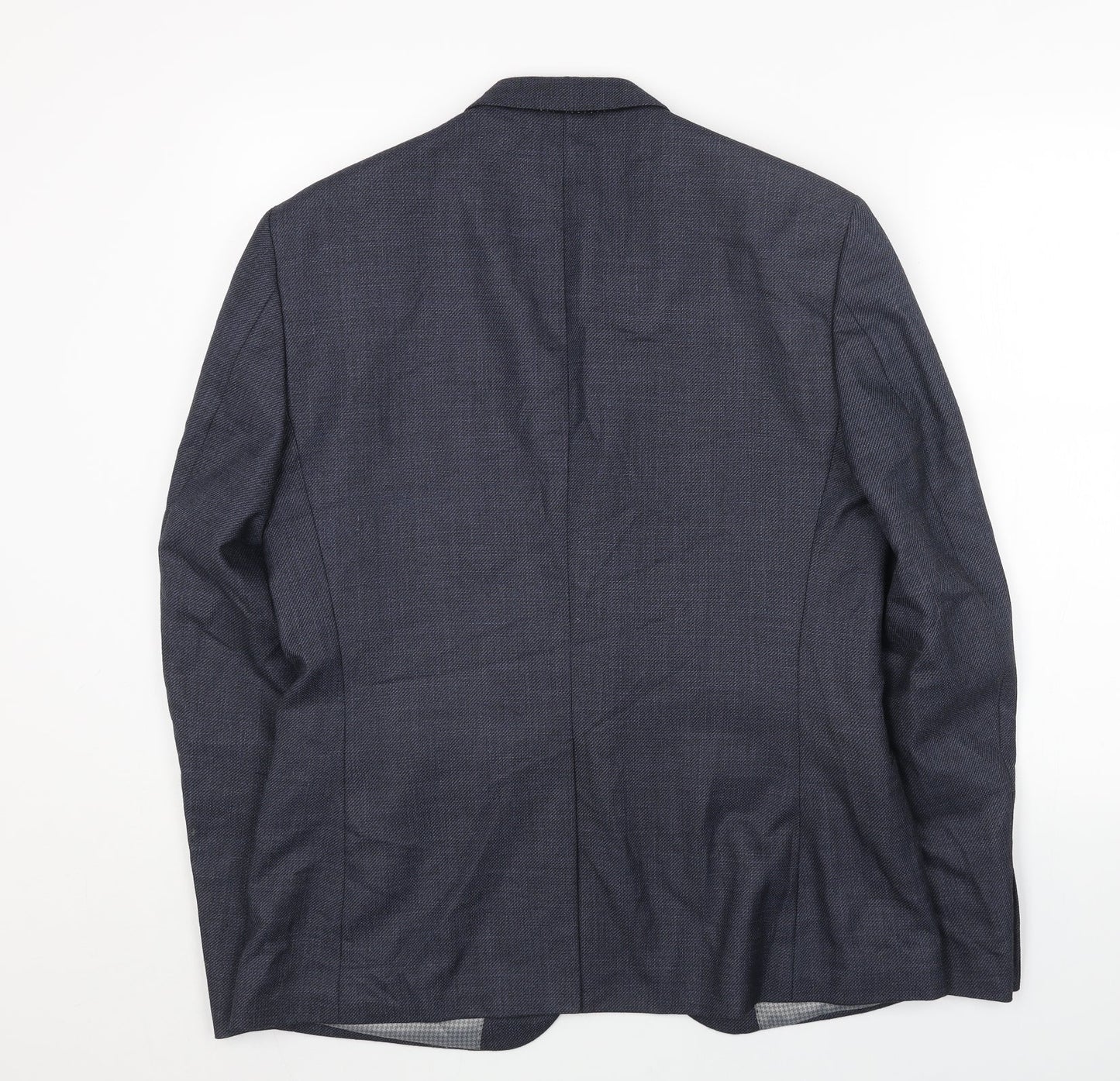 JACK REID Mens Blue Polyester Jacket Blazer Size 42 Regular