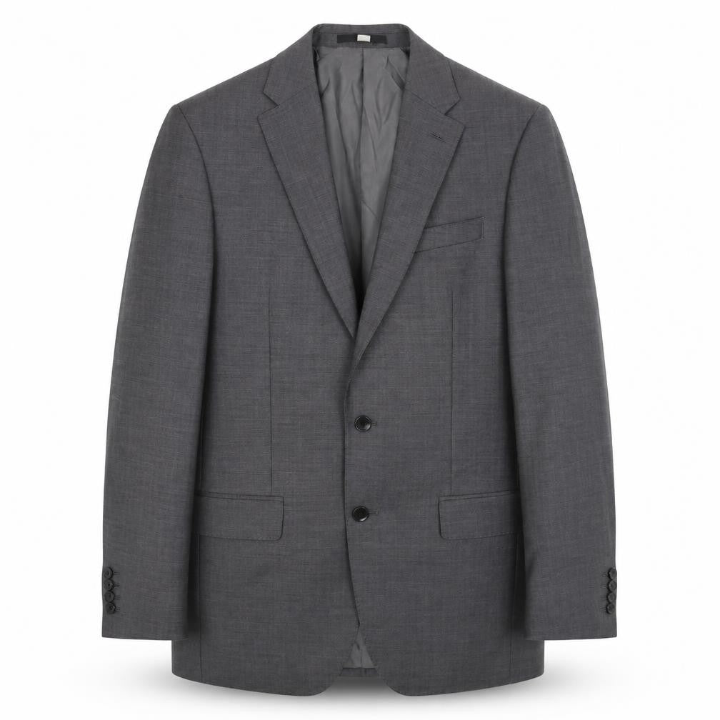 Marks & Spencer Mens Grey Polyester Jacket Blazer Size 38 Regular