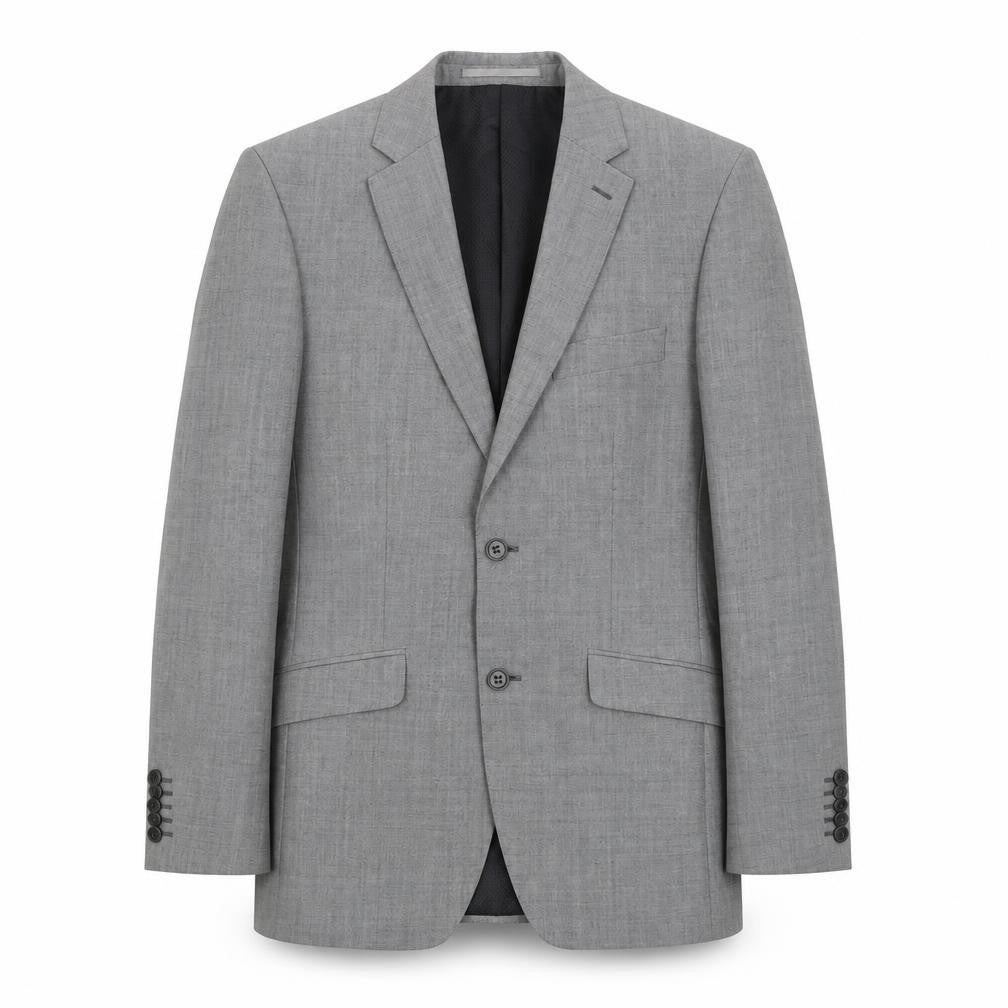 Marks & Spencer Mens Grey Polyester Jacket Blazer Size 36 Regular