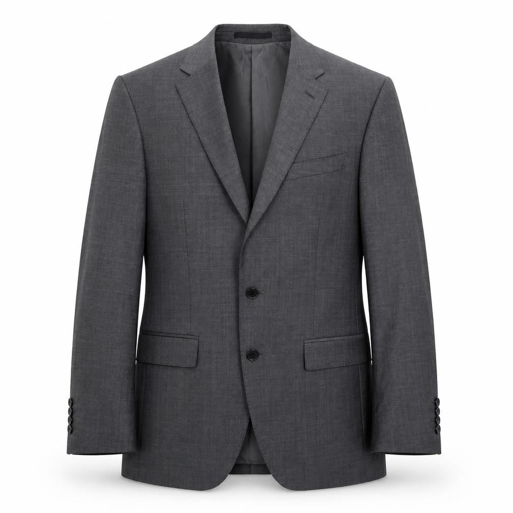 Marks & Spencer Mens Grey Viscose Jacket Blazer Size 38 Regular