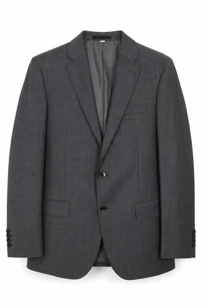 Marks & Spencer Mens Grey Viscose Jacket Blazer Size 38 Regular