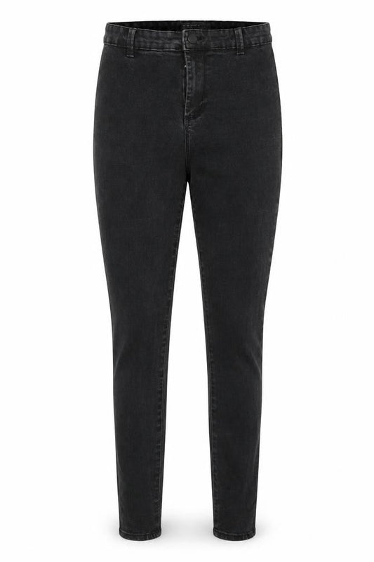 Denim & Co. Womens Black Cotton Skinny Jeans Size 12 Regular Zip