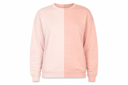 In the Style Womens Pink Striped 100% Cotton Pullover Sweatshirt Size 8 Pullover