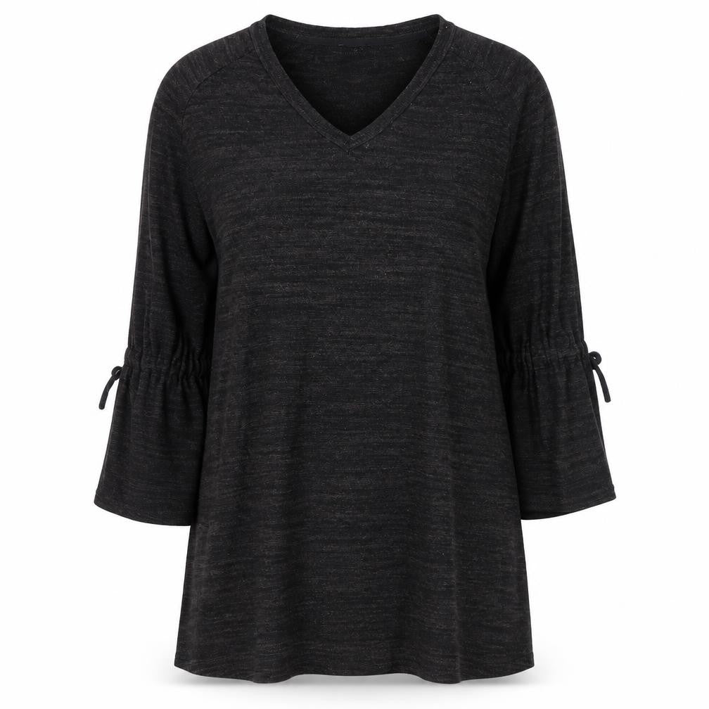NEXT Womens Grey Cotton A-Line Size 16 V-Neck Pullover