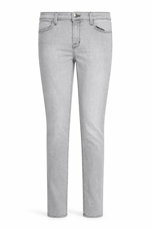 J Brand Womens Grey Cotton Skinny Jeans Size 28 in Regular Zip